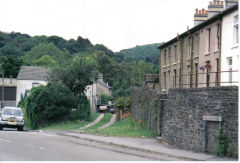 
Lower tinplate works, Railway to Upper works, Abercarn, July 2003